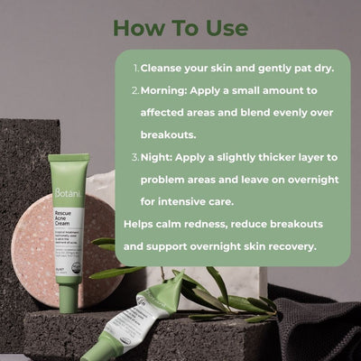 Rescue Acne Cream how to use