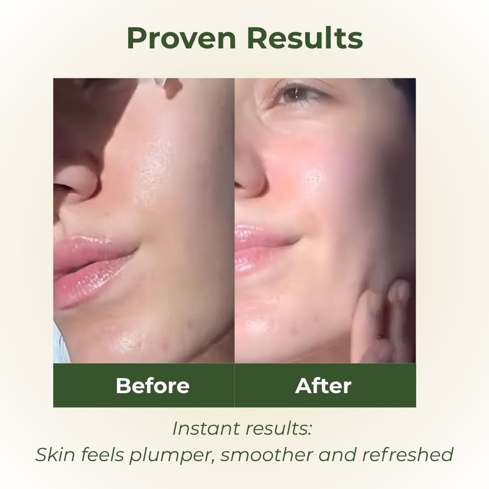 before and after collagen serum