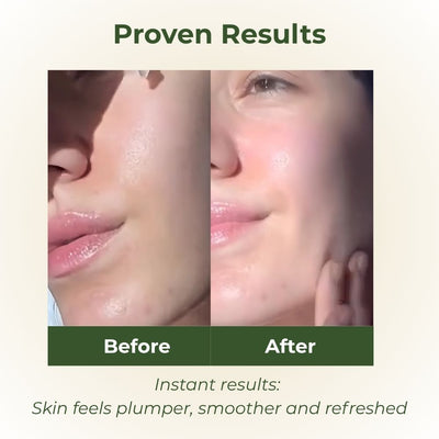before and after collagen serum