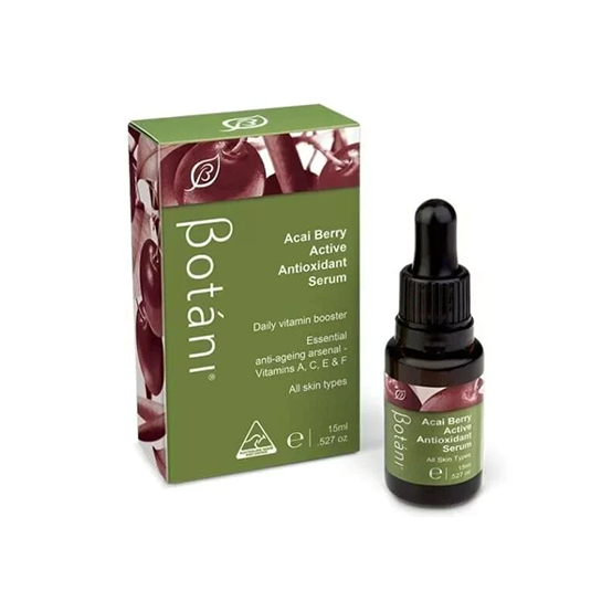 ACAI BERRY ACTIVE ANTIOXIDANT SERUM WITH PACKAGING